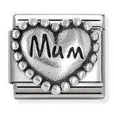 Nomination Composable Classic Link 330101/80 Mum Heart in 925 Silver